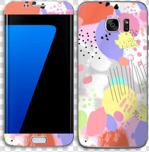 Abstract Color Skin Galaxy S7 Edge   Iphone  HD Png Download