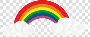 Png Rainbow With Clouds Transparent Rainbow With Clouds   Bahaghari Clipart  Png Download