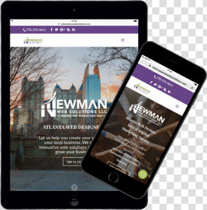 Newman Web Solutions Responsive Design Atlanta   Samsung Galaxy  HD Png Download