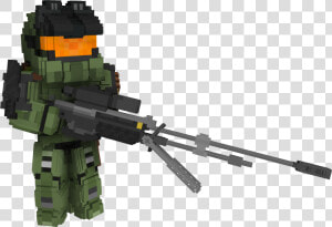 Clip Library Reach Odst Weapon Minecraft Rifle Transprent   Halo Odst In Minecraft  HD Png Download