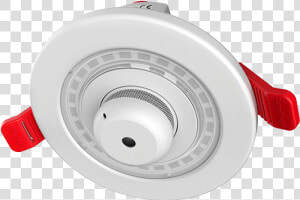 Cavius Rapidrop Lumi plugin Smoke Alarm  side White    Shower Head  HD Png Download