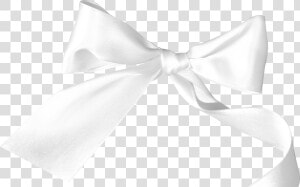 Bow Tie White Neck Pattern   Transparent Background White Ribbon White Bow Png  Png Download