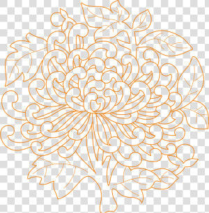 Jpg Black And White Download Floral Design Chrysanthemum   Pattern Flower Design Transparent  HD Png Download