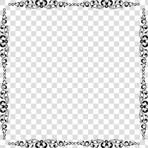 Elegant Frame 6 Clip Arts   Simple Borders For Pages  HD Png Download