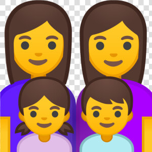 Family Woman Woman Girl Boy Icon   Girl Boy Man Woman  HD Png Download