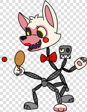 Png Free Download Ballora Drawing Mangle   Fnaf World Mangle  Transparent Png