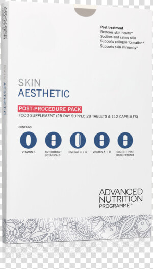 Skin Aesthetic Post procedure Pack   Advanced Nutrition Programme  HD Png Download