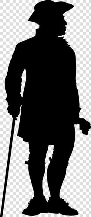 Revolutionary Soldier Silhouette Png Clipart   Png   Old Soldier Silhouette Png  Transparent Png