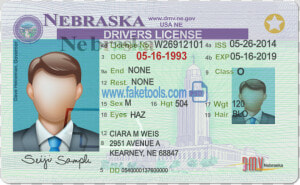 Nebraska Driver License Psd Template   Nebraska Drivers License Back  HD Png Download