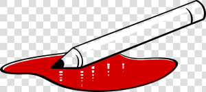 Blood Puddle Png Www   Pencil With Blood  Transparent Png