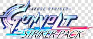 Azure Striker Gunvolt Striker Pack Logo  HD Png Download