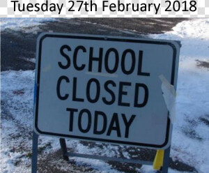 School Closed Due To Snow  HD Png Download