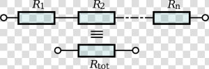 Resistors In Series Connection   Association De Résistance En Série  HD Png Download