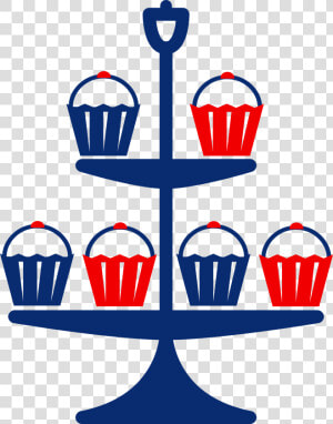 Jubilee Cake Stand Blue Clip Arts   Cupcake Stand Png Clipart  Transparent Png