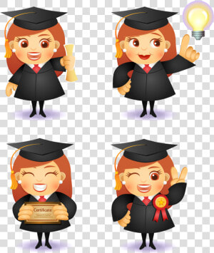 Graduation Ceremony Graduate University Icon   Clipart Graduation Cartoon Png  Transparent Png