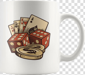 Casino Vector Set Vintage Handmade Mug Data zoom   Retro Casino  HD Png Download