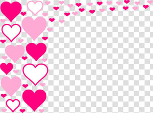  hearts  heart  pinkhearts  borders  border  frames   Heart Border Designs Png  Transparent Png