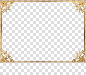  ftestickers  frame  borders  gold  golden  ornate   Gold Frame Vector Transparent  HD Png Download