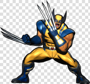 Transparent Wolverine Png   Marvel Vs Capcom Wolverine Png  Png Download