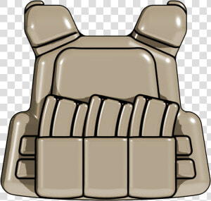 Brickarms Plate Carrier Vest Pcv   Brickmania Vest Plate Carrier Tan  HD Png Download