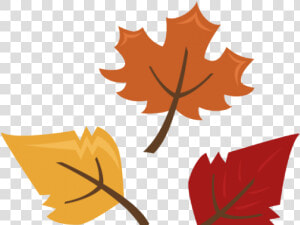 Autumn Leaves Clipart Leaf   Fall Leaves Transparent Cute  HD Png Download