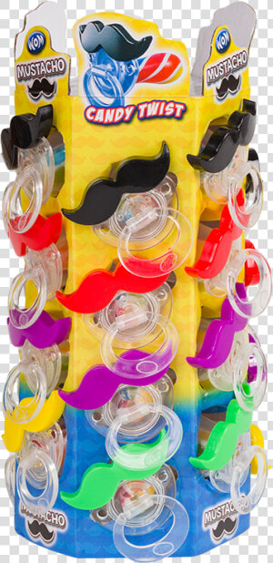 Imagen Mustacho Torre Display   Candy Twist Mustacho 15g  HD Png Download