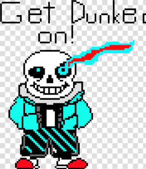 Blue Flame Sans S Battle Sprite   Sans Bad Time Eye  HD Png Download