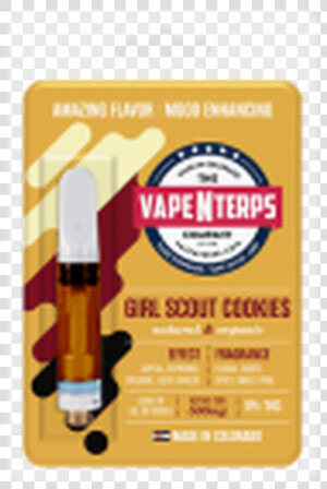 500mg Girl Scout Cookies Cbd Vape Cartridge   Girl Scout Cookie Carts Thc  HD Png Download