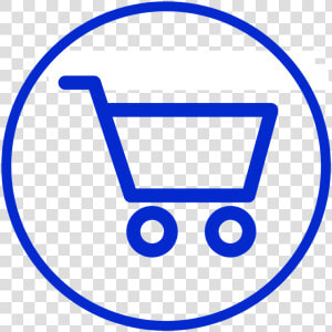 Transparent Carrito De Compras Png   Blue Shopping Cart Png  Png Download