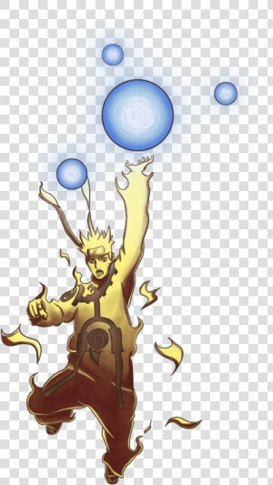 Naruto Bijuu Mode Rasengan Planet   Png Download   Naruto Kyuubi Mode Rasengan  Transparent Png