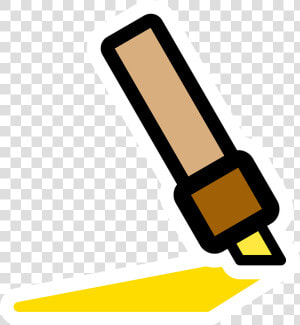 Pen  Marker  Yellow  Felt Pen  Office   Marker Pen  HD Png Download