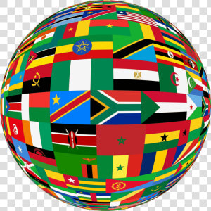 World Flags   Circular   Sphere Of Flags Png  Transparent Png