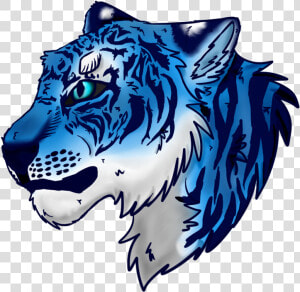 Blue Tiger Png   Transparent Blue Tiger Logo  Png Download