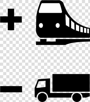 Shipping Goods By Train And Not By Lorries   Señales De Transito En Forma De Circulo  HD Png Download