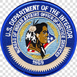 Patch Of The Bureau Of Indian Affairs Police  HD Png Download