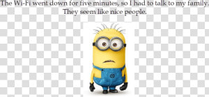 Funny Wifi Meme   Despicable Me 2  HD Png Download