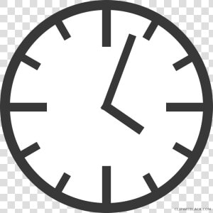 Graphic Library Black And White Clipart Clock   Black And White Clock Clipart  HD Png Download