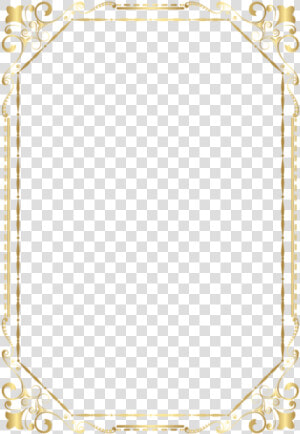 Free Png Border Frame Golden Png Images Transparent   Certificate Border A4 Png  Png Download