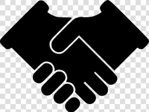 Handshake Contract Support Agreement Communication   Business Hand Icon  HD Png Download