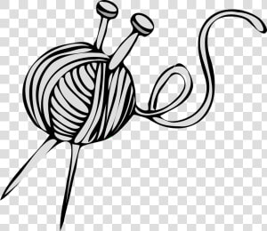 Transparent Needle Png   Yarn Clip Art  Png Download