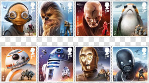 Royal Mail Star Wars Stamps  HD Png Download