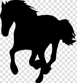 Horse  Animal  Running  Front  Silhouette  Designs   Transparent Running Horse Silhouette Png  Png Download