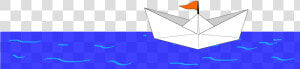 Boat Paper Folded Ship Water Png Image   Triangle  Transparent Png