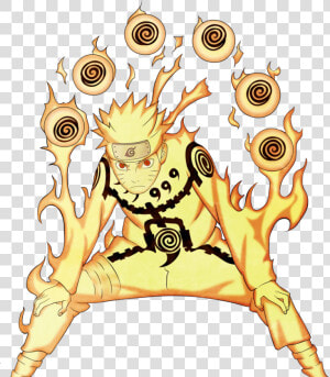 Trenton Antis   Nine Tails Chakra Mode Naruto  HD Png Download