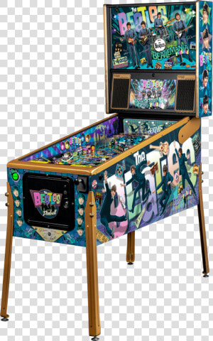 Gold   Beatles Pinball Machine Stern  HD Png Download