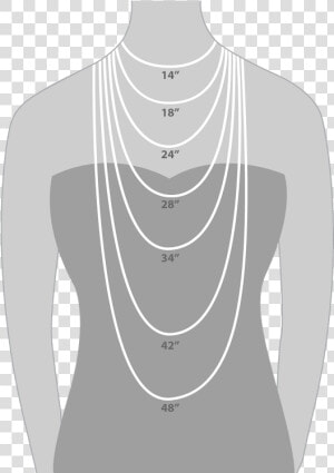 Necklace Lengths  HD Png Download