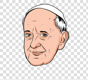  popefrancis  pope  francis  church  catholic  freetoedit   Pope Francis Drawing Transparent  HD Png Download