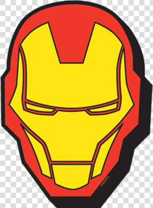 Ironman Clipart Head   Iron Man Helmet Cartoon  HD Png Download