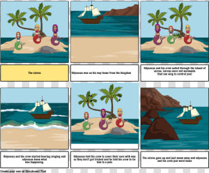 Odyssey The Sirens Storyboards  HD Png Download