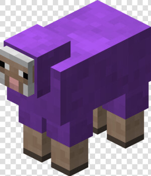 Purple Sheep Revision   Minecraft Sheep  HD Png Download